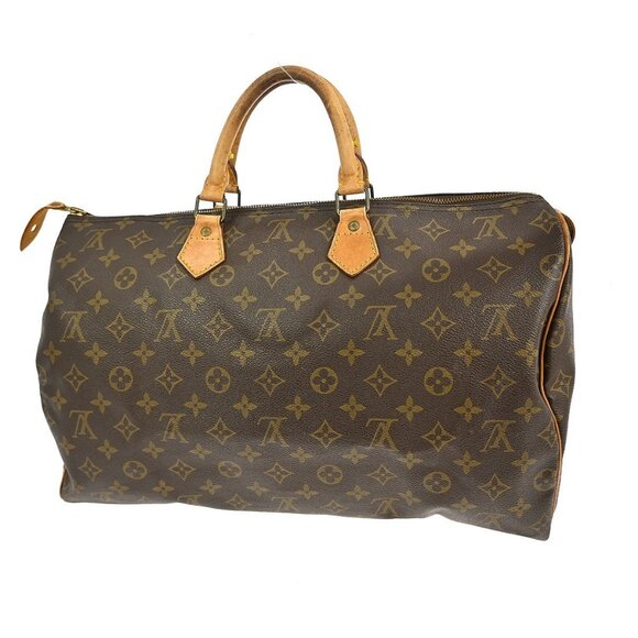 LOUIS VUITTON MONOGRAM SPEEDY 40 DUFFLE HANDBAG M41522 VI884 NQ02260 BN02 - Picture 2 of 10